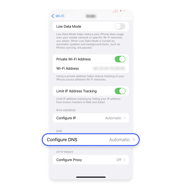 configure DNS