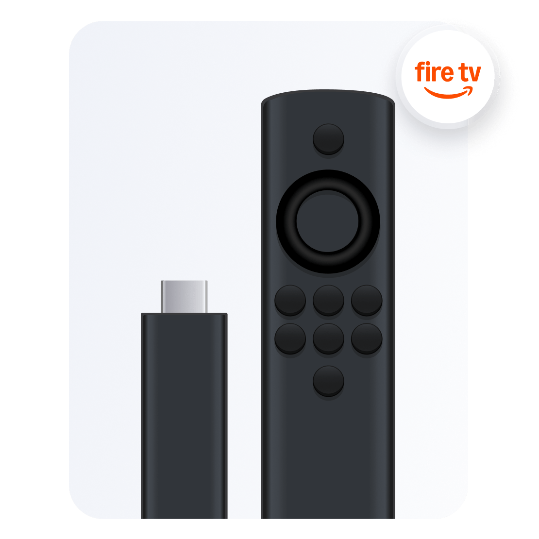 여행 중에도 거주 국가의 유료 콘텐츠를 스트리밍할 수 있는 VPN이 설치된 Fire TV Stick