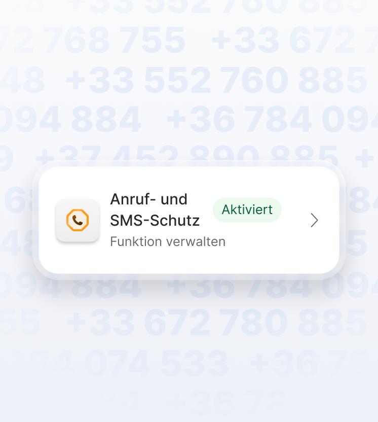 Call and message protection is turned on in the NordVPN app.
