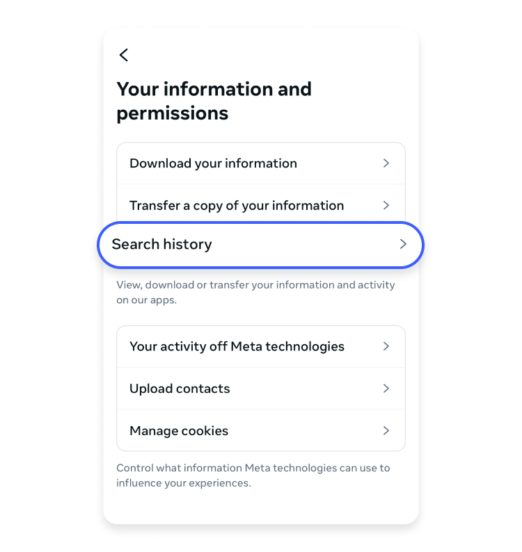 Search history 44