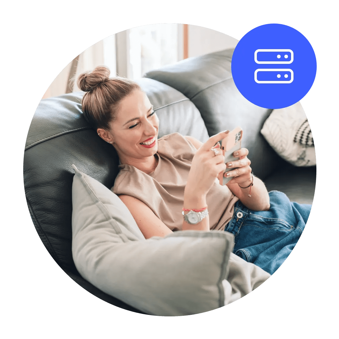NordVPN משתמש באופן אוטומטי ב-DNS פרטי כשאתם גולשים באינטרנט