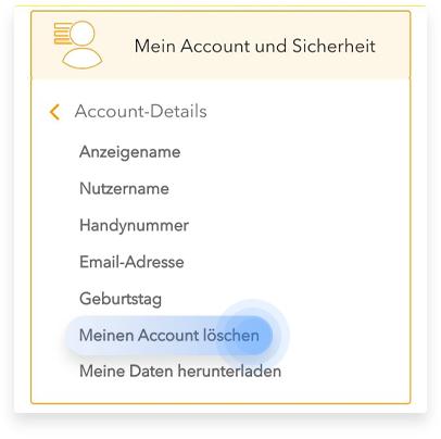 Wie kann ich meinen Snapchat-Account löschen zweiten Weg Schritt 6