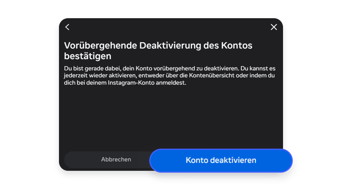 Instagram-Account löschen 18