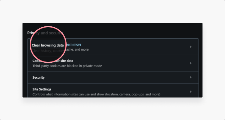 Delete cookies in Opera