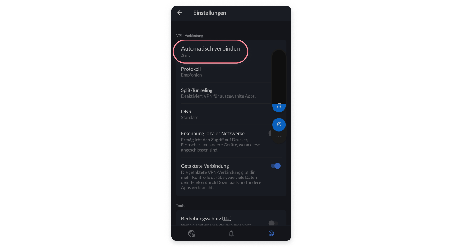 Android VPN automatisch verbinden