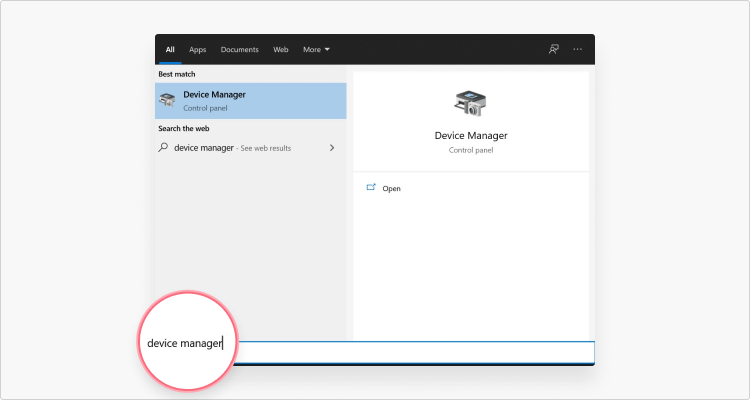 Type Device Manager