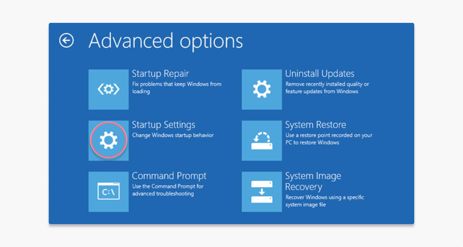 Advanced options