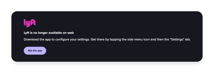 how to delete lyft account on web browser: step 1