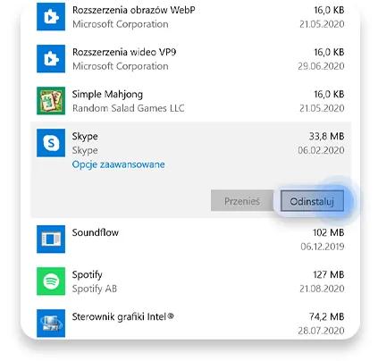 usunąć bloatware: krok 3
