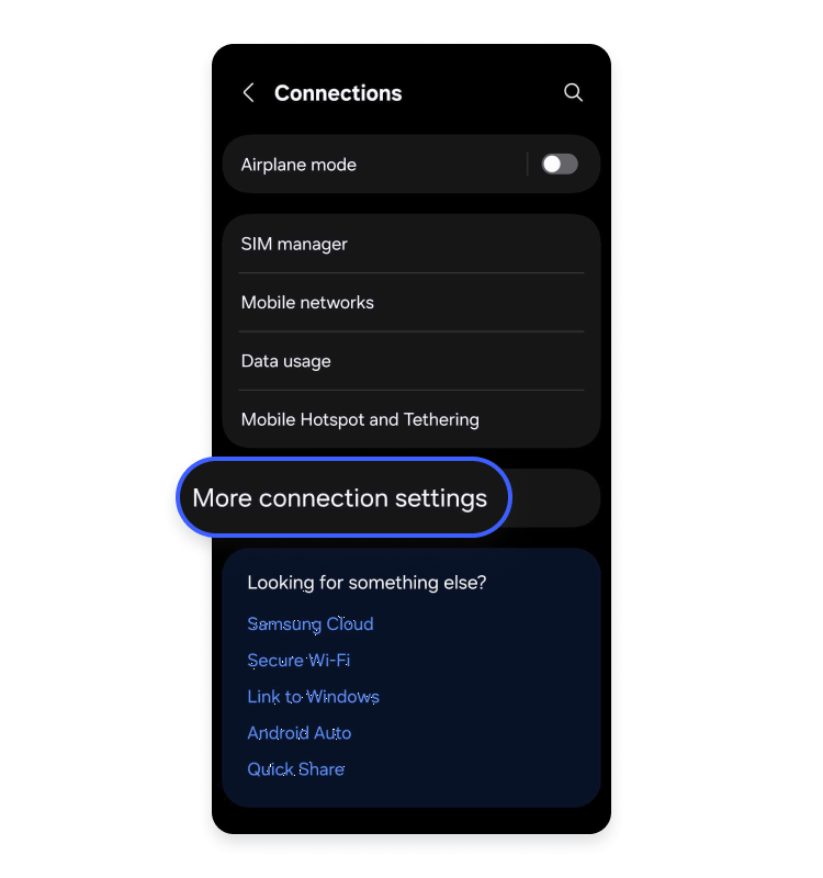 Set up private DNS on Android: Step 1