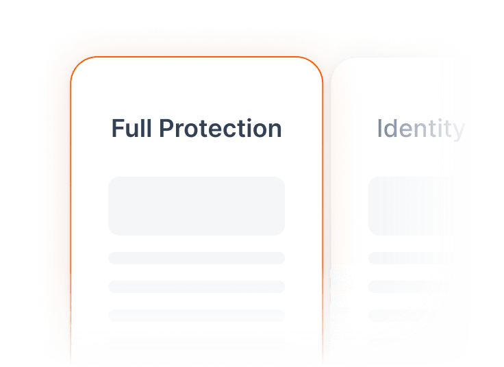 Coveron interface showing plan selection cards