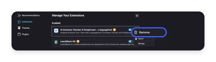 Remove charmesearching step 14
