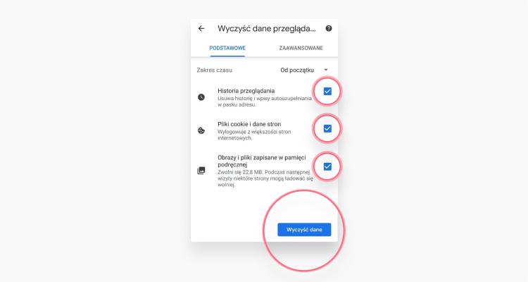 usunąć cache android: krok 3