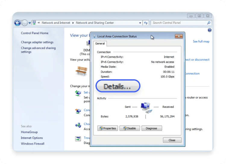 IP address Windows 30