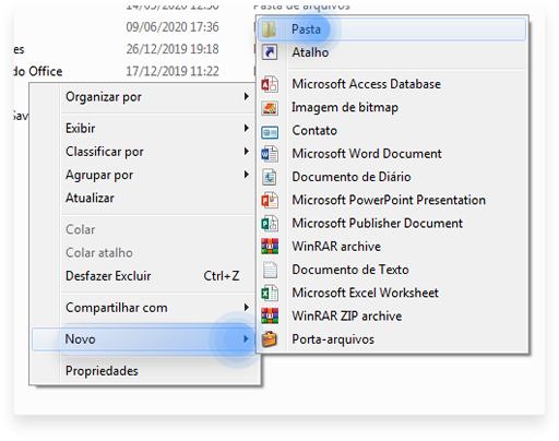 como colocar senha em uma pasta no w10: passo nº1
