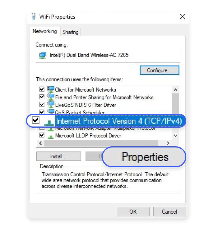 IPv4 properties