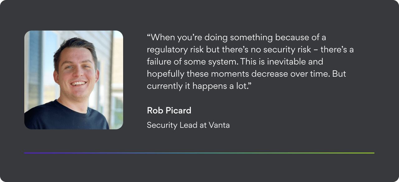 Rob Picard, Security Lead at Vanta.