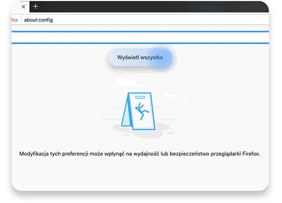 zablokować WebRTC (Firefox): krok 2
