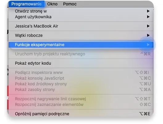 zablokować WebRTC (Safari): krok 3