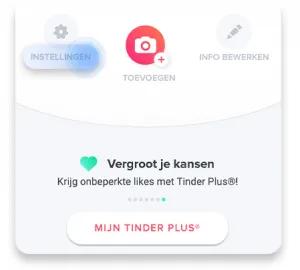 Tinder account verwijderen op Android en iPhone stap 1