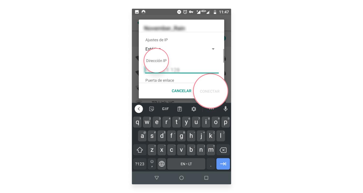 Asigna una dirección IP estática a tu dispositivo: paso 8