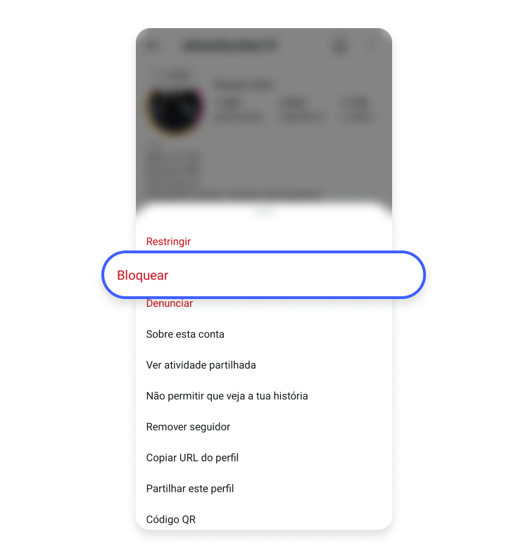 Como bloquear stalkers no Instagram, passo 3
