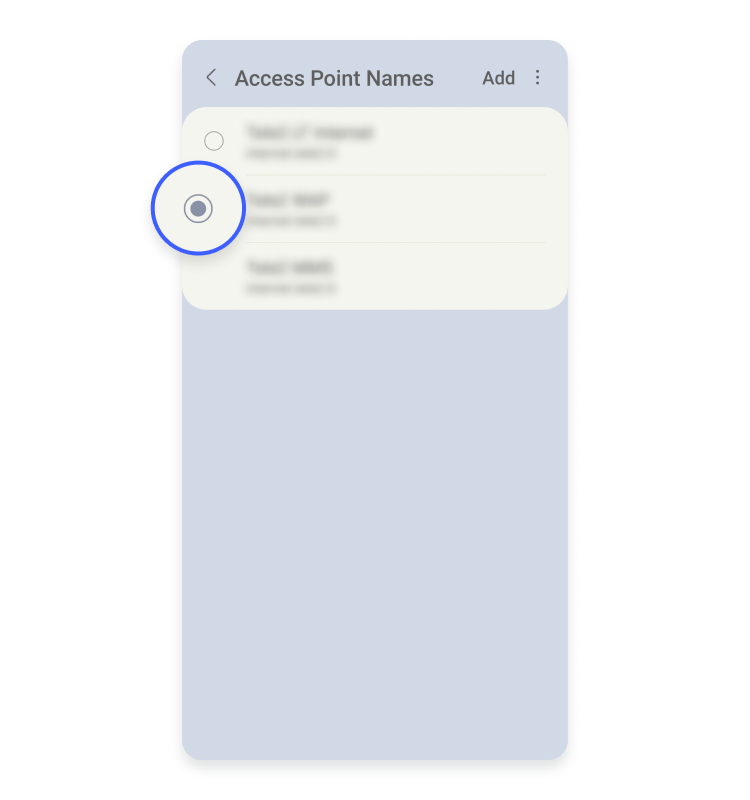 Select access point