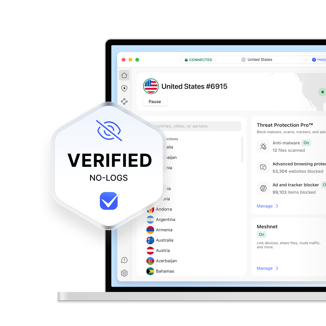 Политика NordVPN в отношении отсутствия журналов проверена независимыми аудиторами