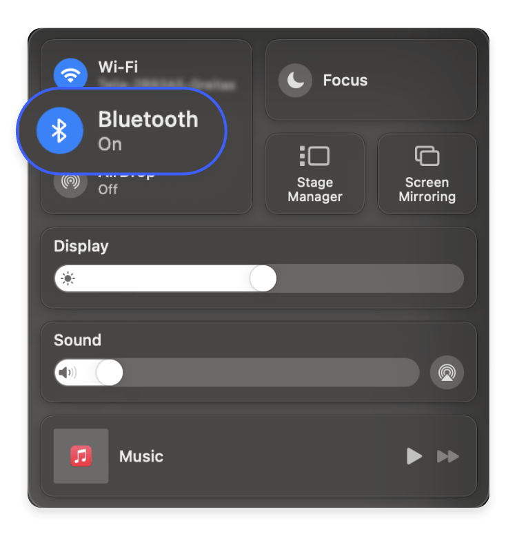 Android phone to a Mac using Bluetooth: step 1.1