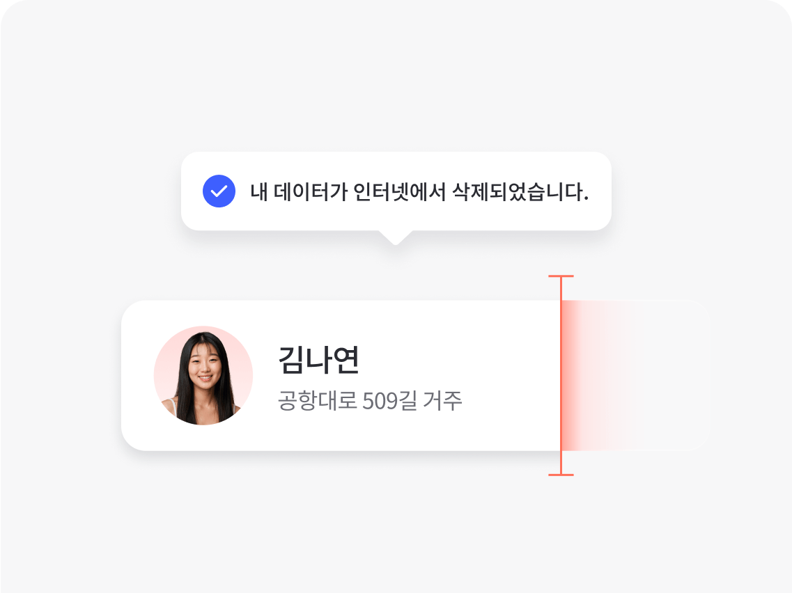 개인정보 제거 도구 Incogni가 작동 중입니다.