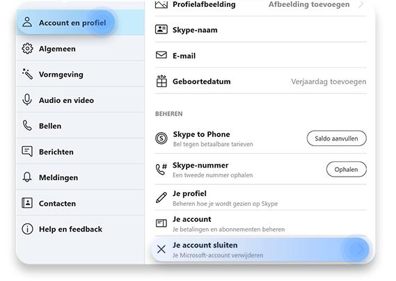 Skype verwijderen Windows stap 2