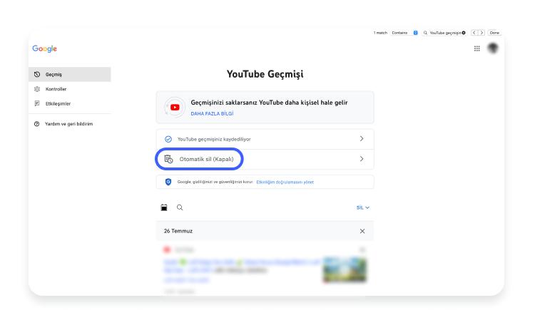YouTube geçmişini tamamen kapatın: aşama 4