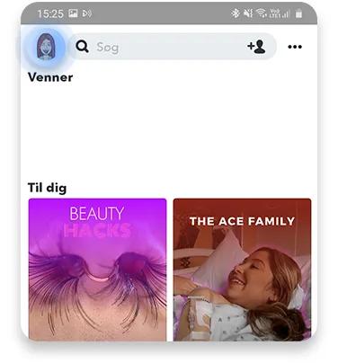 slet snapchat konto permanent (mobiltelefon): trin 3