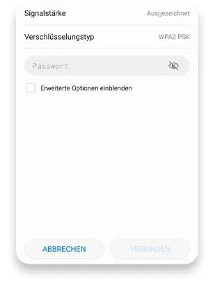 IP-Adresse konnte nicht abgerufen werden Android Schritt 4