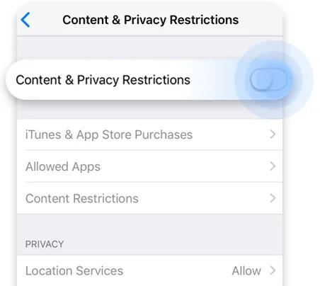 Disable Safari