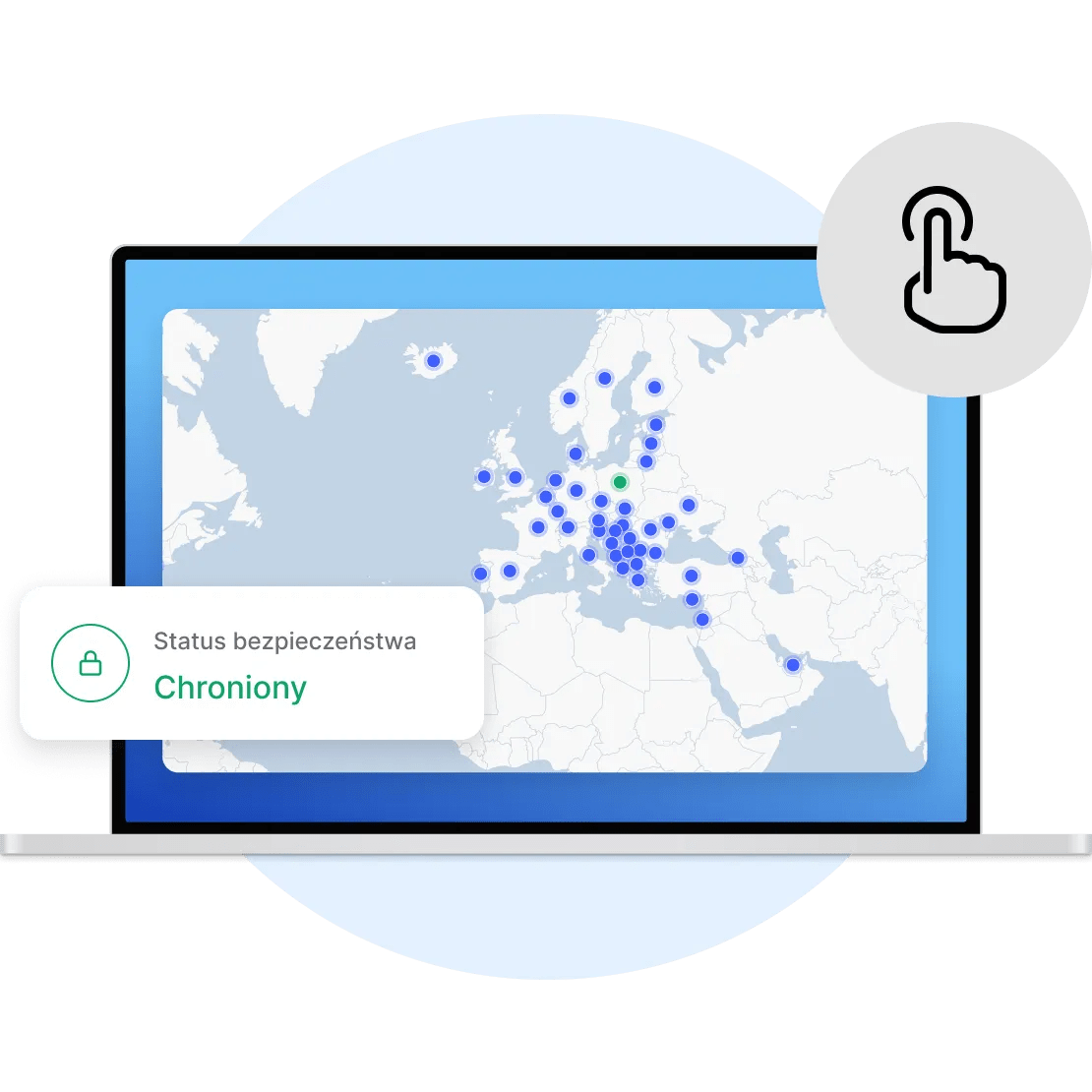 Pobierz nasze rozszerzenie VPN z Chrome Web Store, zaloguj się i kliknij przycisk Szybkie Połączenie, aby łatwo uzyskać ochronę