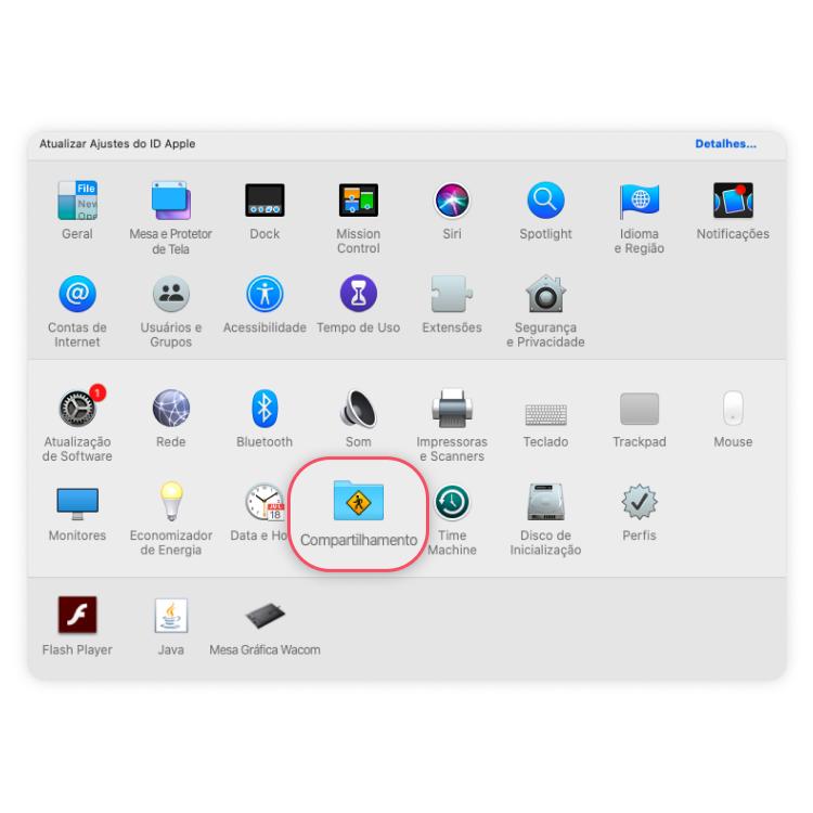 compartilhar conexão VPN no macOS: passo nº9