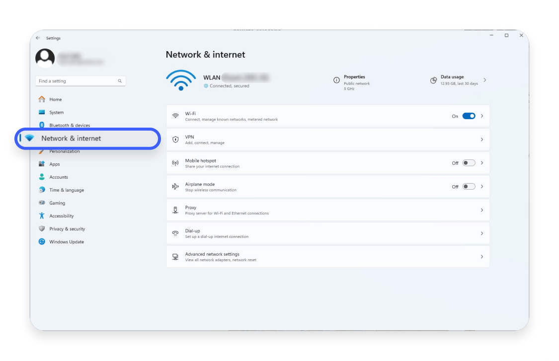 Set up VPN on Xbox with Windows 1