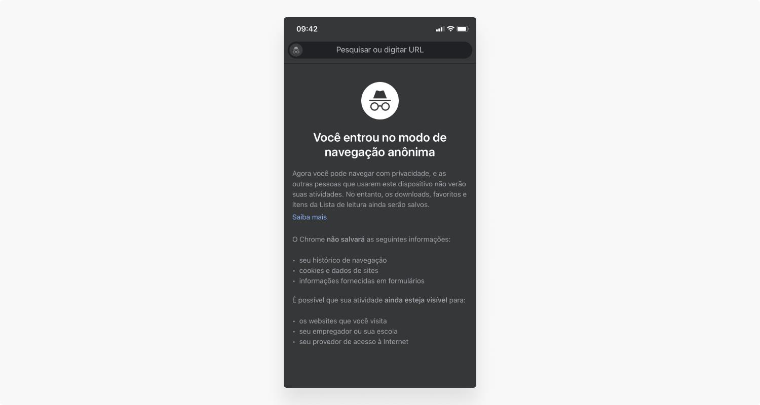 Nova guia anônima