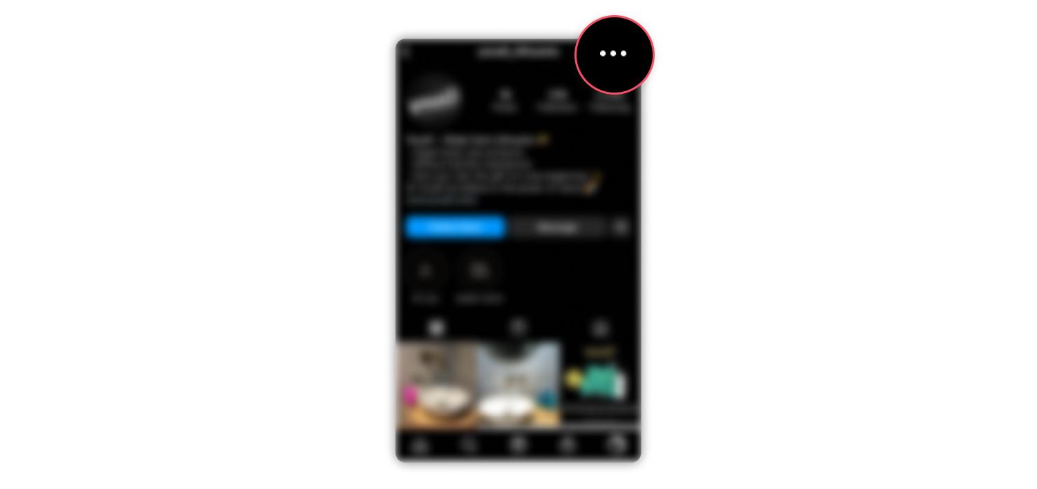 Instagram tiga titik