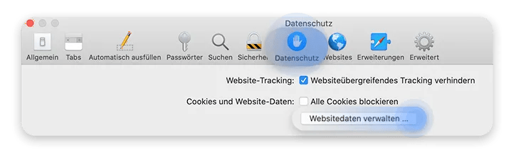 safari cookies löschen