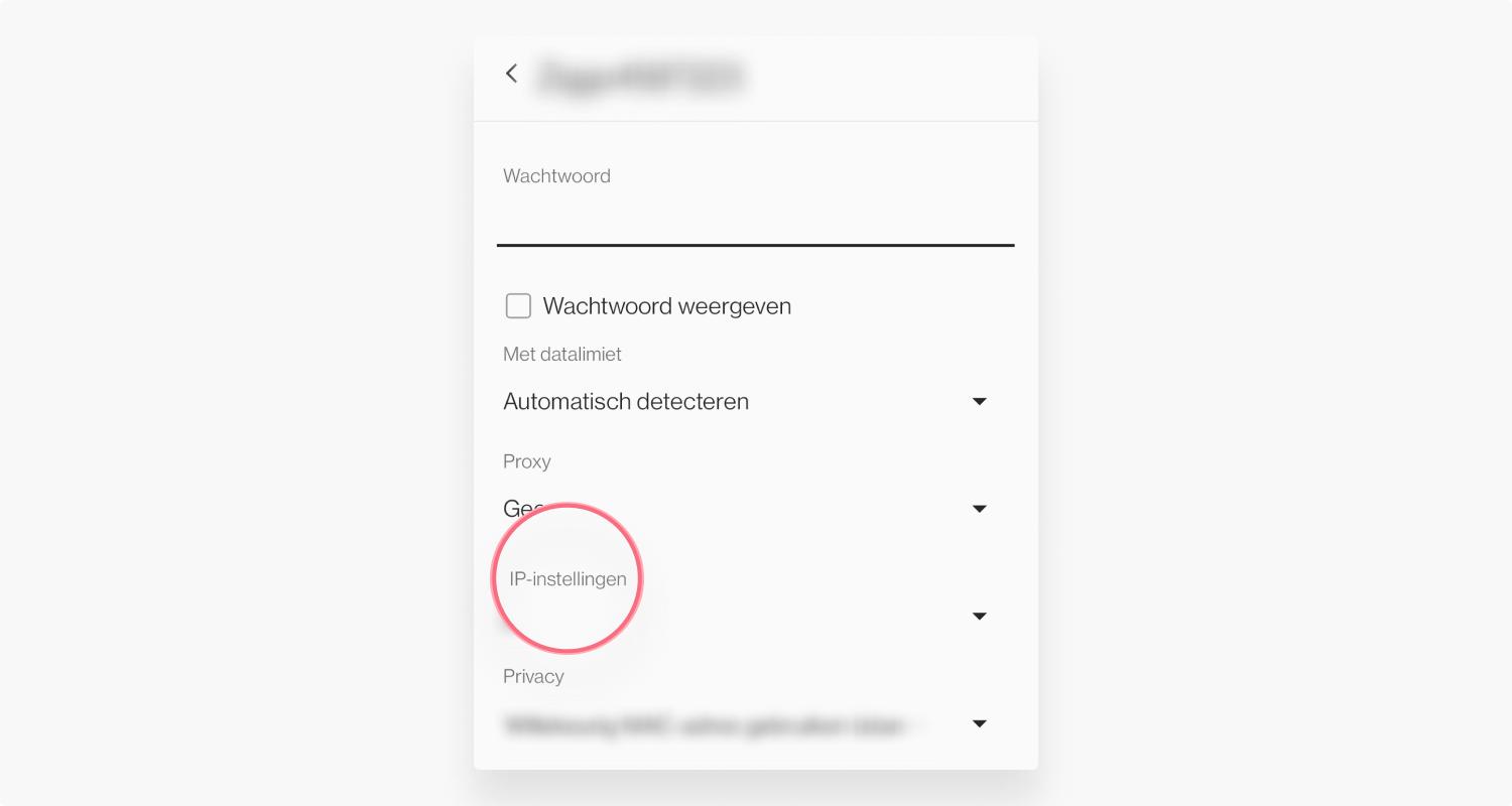 Wijs een statisch IP-adres aan je apparaat toe stap 6