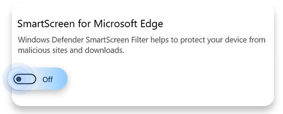 Windows Defender SmartScreen