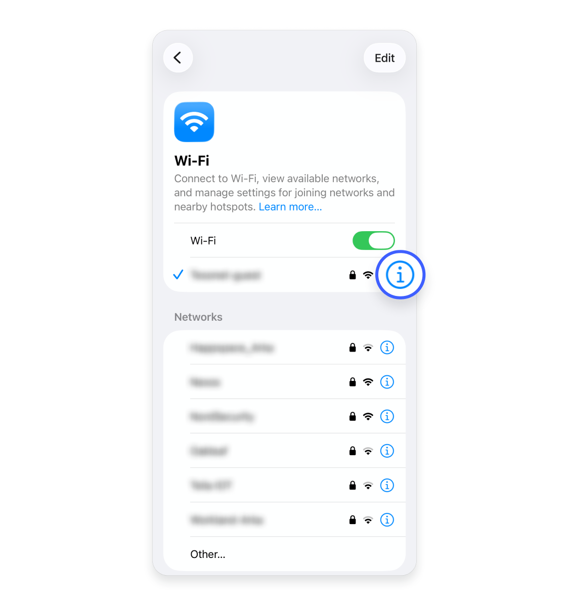 How to find your iPhone’s IP address manually: Step 3