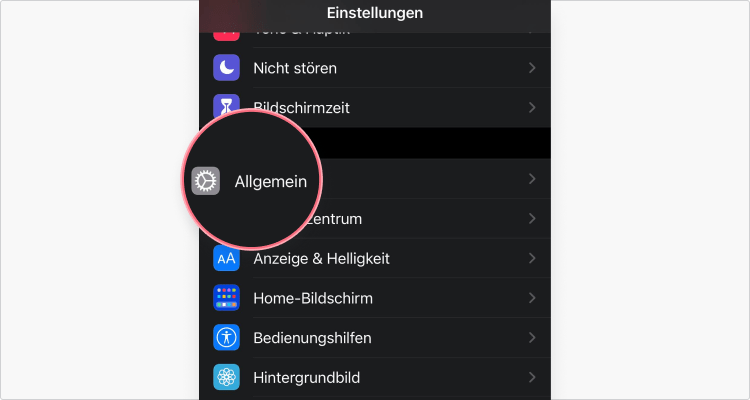 So könnt ihr euer iPhone zurücksetzen Schritt 1