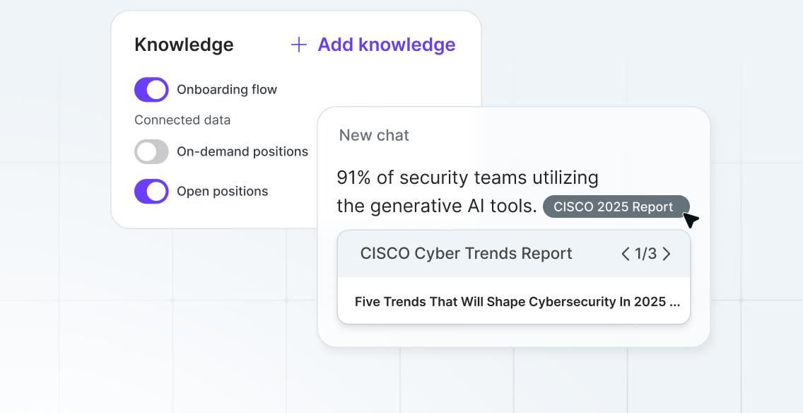 nexos.ai knowledge base in Projects