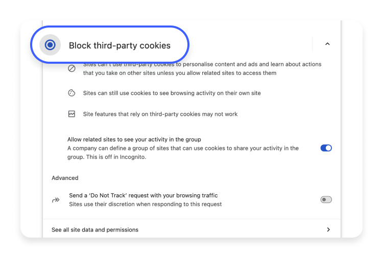 How to manage cookies on Chrome 2