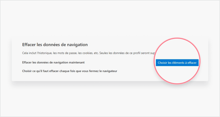 Supprimer les cookies dans Microsoft Edge étape 3