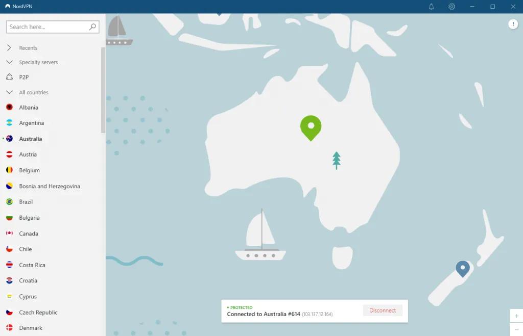 Troy Hunt connecting to an Astralian server