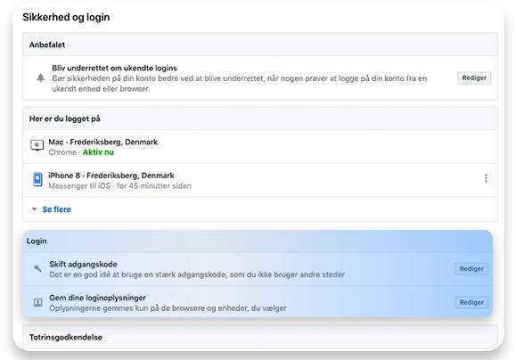 Hvis din Facebook er hacket: trin 4